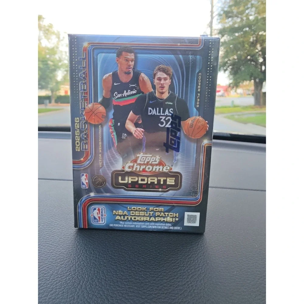 2025-26 TOPPS CHROME UPDATE NBA Basketball SEALED VALUE BOX